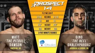 PFC14: Matt Dawson vs Gino Ghalehpardaz