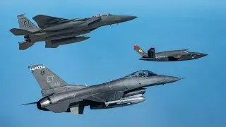 AMAZING | F-15 and F-16 Pilots Control an XQ-58A Drone in Air-to-Air Combat.