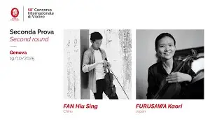 The 58th International Violin Competition &ldquo;Premio Paganini&rdquo; (Second Round &ndash; session IV&deg;), 19.10.2025