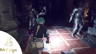 Resident Evil 4 Remake How to Get Through Ashley's Knight Room on Professional Mode with No Armour