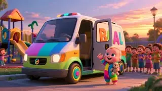 Wroom Wroom Van Fun 🚐💨 | Learning Numbers, Colors & Objects for Kids | Preschool Adventure
