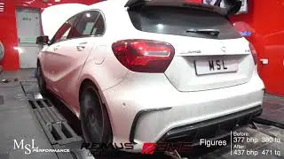 A45 - Dyno, Remap , AMS induction kit and Remus exhaust downpipes