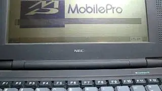 NEC Mobile Pro 700 Handheld PC 54MHz computer does a full reboot in 6 seconds