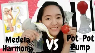 Стеклянный молокоотсос Medela Harmony VS Pot-Pot (Baby Flo) | Как пользоваться ручным молокоотсосом