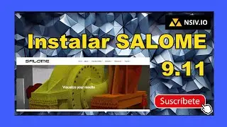 ✅ Instalar #SALOME 9.11 - Mallador para #OpenFOAM