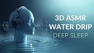 Let the Water Drips Guide you to Sleep 💤 [3D Binaural Experience] (Use Headphones)