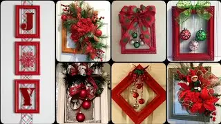 50+ Christmas frame decoration ideas/ latest ideas about Christmas frame decor 2024