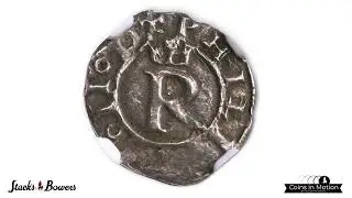 PERU. Cob 1/4 Real, ND (ca. 1568-70)-R. Lima Mint. Philip II. NGC AU Details--Environmental Damage.