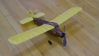 Rubber Powered Free Flight Curtiss Robin