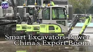Chinese excavator makers go global with smart machinery