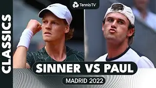 The Day Jannik Sinner Saved Match Points vs Tommy Paul! | Madrid 2022 Extended Highlights