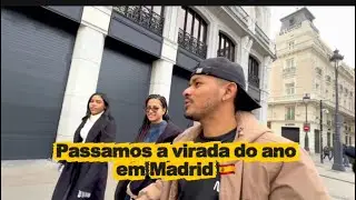 Vlog na Espanha🇪🇸..Passamos a virada do ano em Madrid!!!! Part…01
