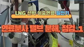 Disassembly and inspection of LNG ship dual fuel generator fuel injection valve_1