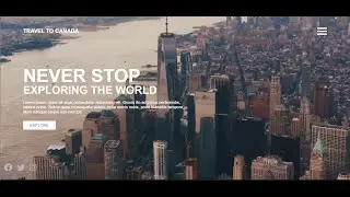 Create Website with Background Video Using HTML CSS & JS.