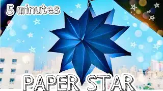 5 minutes കൊണ്ട് STAR ഉണ്ടാക്കിയാലോ | PAPER STAR MAKING #trending #xmas #diy #chillwithcraft