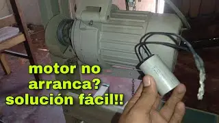 porque el motor de la máquina de coser no arranca no prende luego de cambiar capacitor