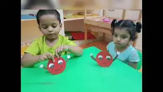 Tomato Craft!!! #summercamp2025 #ahatamatarbademazedar #tomatocraft #craftfun