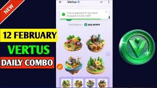 Vertus Combo Cards Today 12 February | Vertus Daily Combo | Vertus Combo Cards | Vertus Combo