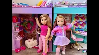 Cleaning and Setting Up American Girl Doll Room