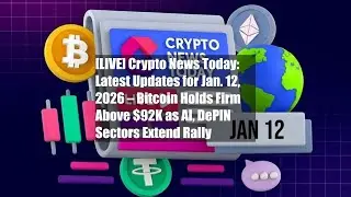 [LIVE] Crypto News Today: Latest Updates for Jan. 12, 2026