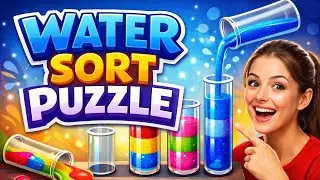 LIVE Water Sort Puzzle Gameplay | Relaxing & Mind Game 🧠 #game #live #puzzle