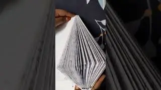 creative book folding craft work