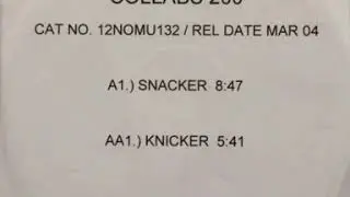Speedy J, Literon - Snacker (2004)