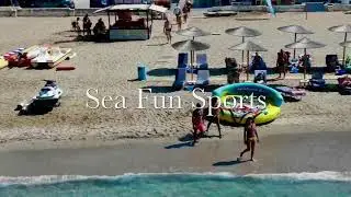Water Sports drone footage...Jet Ski...!!!!! Greece Crete Chersonissos....!!!!!!!!!!