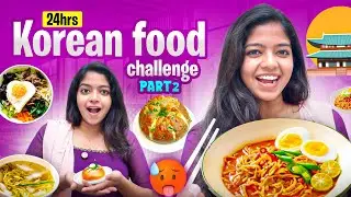💜24hrs Korean food challenge🍜 PART-2 | Home cooked food😁 | #missmiracle