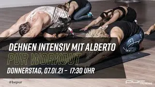 purKURSE 30 min Dehnen Intensiv mit Alberto