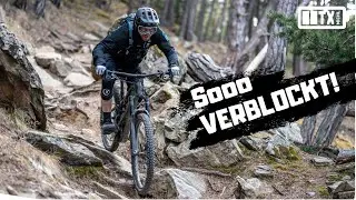 So verblockt hatte ich den Trail nicht mehr in Erinnerung - Tschilli Trail Vinschgau - Emtb