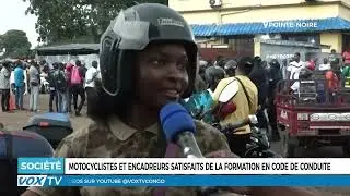 Motocyclistes et encadreurs satisfaits de la formation en code de conduite