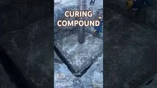 Curing compound application