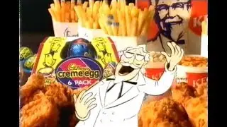 Пасхальная реклама яиц Creme Egg от KFC и Cadbury's 2001 года