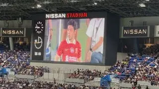 クラブワールドカップ2019で初優勝したリバプールと横浜FMと試合を観戦して後半中は遠藤選手が交代出場した後リバプールが逆転勝ちました。リヴァプールの選手たちの感動ありがとうございました