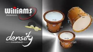 Williams Drumheads Density WC1SC Coated(Porosa) Toms/surdo/bumbo &bull; D'Groove Acess&oacute;rios
