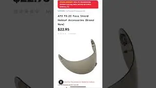 Motorhelmets Store Sale AFX FX-20 and Cyber U-12 Face Shield Helmet Accessories #shorts #discount