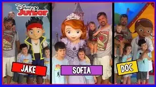 Meeting Disney Junior Characters - Sofia the First, Doc McStuffins, Jake and the Neverland Pirates