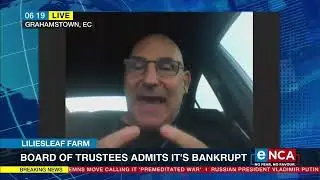 Liliesleaf Farm | Board of trustees admits it is bankrupt