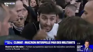 Macron interpell&eacute; par un militant &eacute;colo