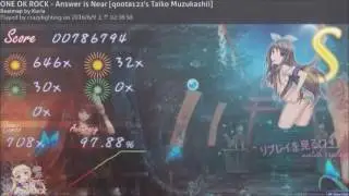 Osu!+Osu! Taiko Sword Art Online AMV-Answer is Near  FC