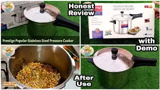 Prestige Popular Stainless Steel Pressure Cooker Honest Review After Use | 5 Litre Pressure Cooker