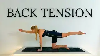 12-MIN STRETCH FOR BACK TENSION RELIEF || yoga + physical therapy