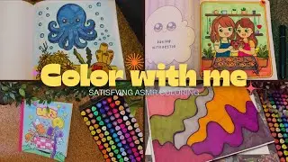 Color With Me 🎨 | Marker Coloring ASMR | Abstract Art
