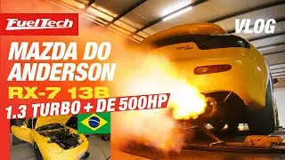 Mazda RX-7 do Anderson Dick: único com motor rotativo no Brasil. História, aula e dinamômetro!