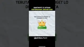 Racikan PC 13 Jutaan Pertengahan Januari 2026