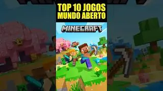 TOP 10 JOGOS MUNDO ABERTO: Minecraft #fypシ  #shorts  #games  #foryoupage  #jogos
