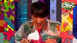 Ed Petrie and Karim play SPLAT'LL DO NICELY - CBBC