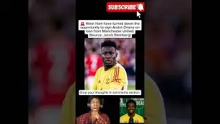 🚨 West Ham REJECT Onana Loan from Man United! | Shock Transfer Twist 😳❌