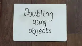 Reception Maths - Doubling using objects
